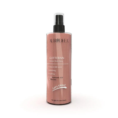 Glitterain – Golden Shimmer Body Spray mit Monoi-Duft | 150 ml
