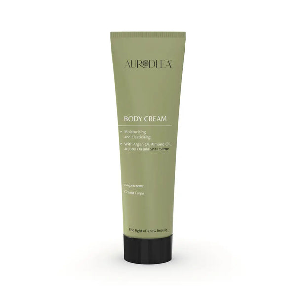 CR24B Aurodhea Körpercreme mit Schneckenschleim – 150 ml, regenerierende Pflege gegen Dehnungsstreifen, Narben & Hautflecken