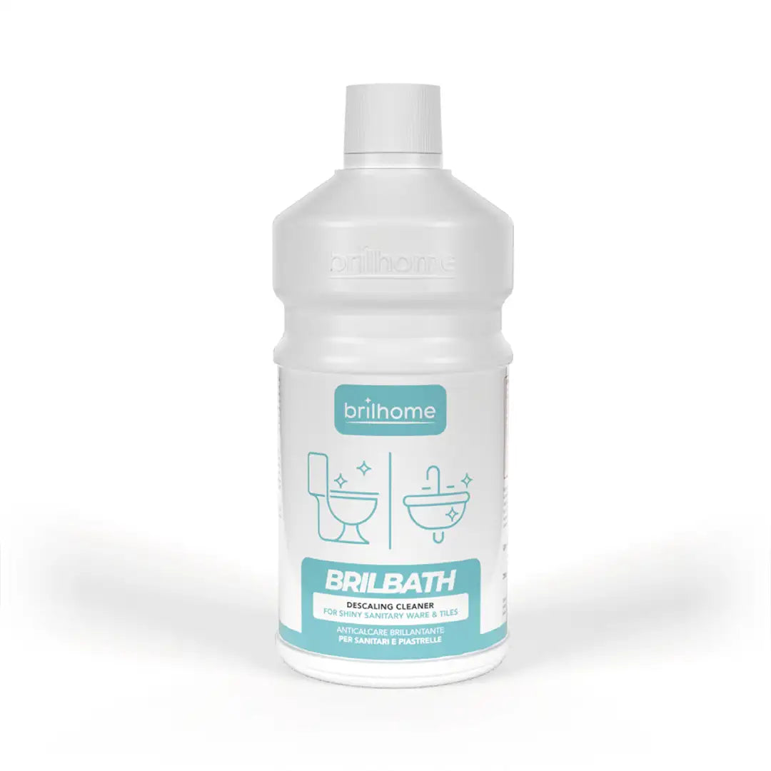 Brilhome Brilbath BH0201 – 750 ml, Kalkreiniger-Spray für Bad, Dusche & Glasflächen mit Abperleffekt