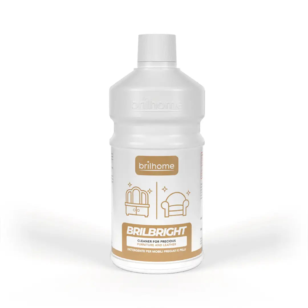 Brilhome Brilbright BH0202 – 750 ml, Möbel- & Lederreiniger mit Carnaubawachs für Glanz & Schutz