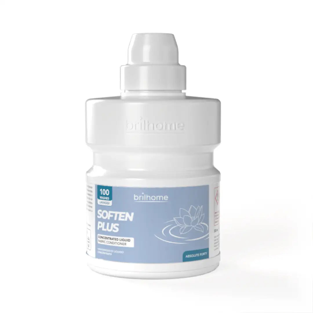Brilhome Soften Plus Sanfte Reinheit BH0011 – 500 ml, veganer Weichspüler für zarte Frische und weiche Textilien