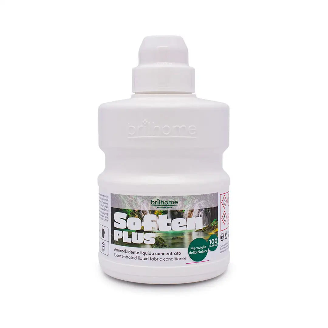 Brilhome Soften Plus Wunder der Natur BH0012 – 500 ml, veganer Weichspüler für weiche, natürlich frisch duftende Textilien