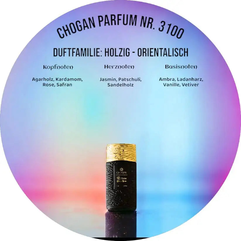Choganparfum Olfazeta 3100 – Unisexduft mit Safran & Ambra, 35 ml Spray