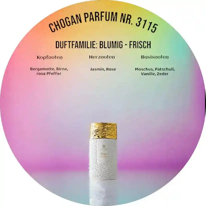 Choganparfum Olfazeta 3115 – 35 ml blumig-frischer Damenduft mit Vanille & Zedernholz