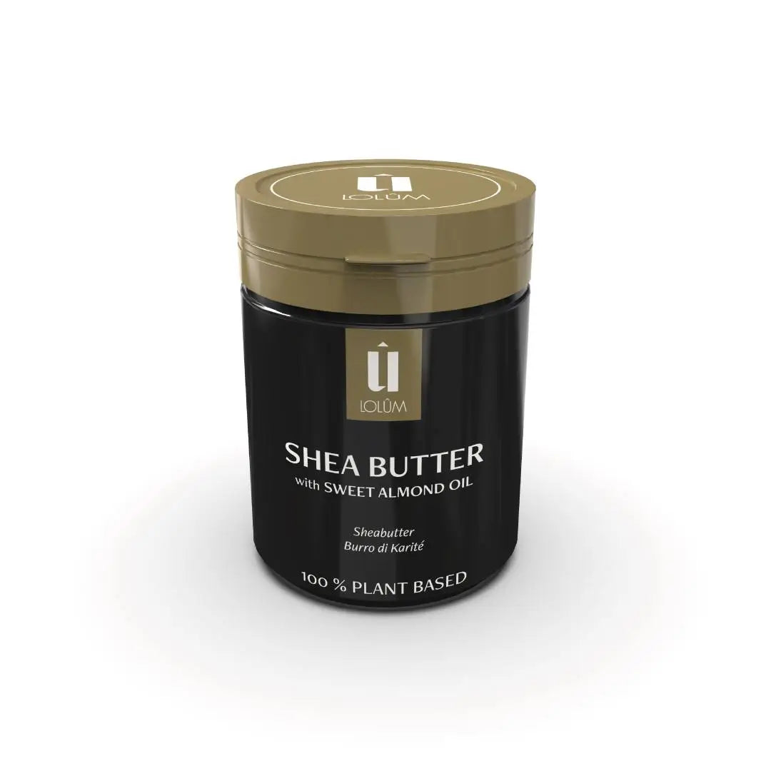 Lolüm Sheabutter – 150 ml, 100 % natürlich für Hautpflege, Schwangerschaft, Babyhaut & Haarpflege