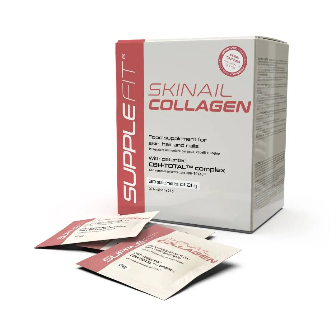 Skinail Collagen INTB042 – Kollagenpulver mit CBH-TOTAL™ Komplex für Haut, Haare & Nägel, 30 Beutel à 21 g