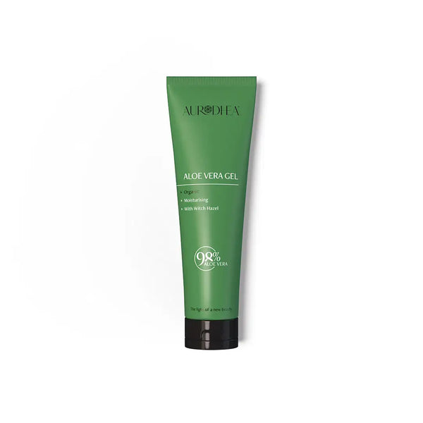 Aurodhea CR17B Bio Aloe Vera Gel 98 % – 150 ml, beruhigend & feuchtigkeitsspendend bei Sonnenbrand & Hautreizungen