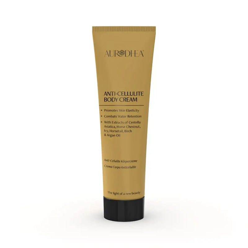 Aurodhea CR20B Anti-Cellulite Körpercreme mit Arganöl – 150 ml, gegen Cellulite & schlaffe Haut, mit pflanzlichen Extrakten