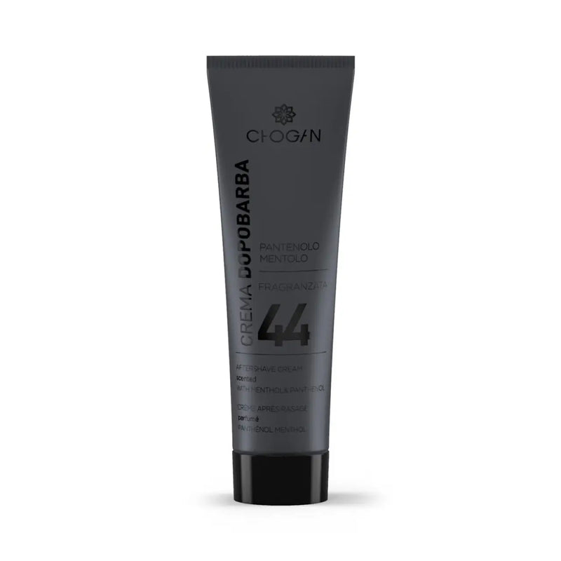 Chogan CRU044 After Shave Balsam 44 – 50 ml, beruhigende Männerpflege mit Menthol, Aloe Vera & Süßmandelöl für gereizte Haut nach der Rasur