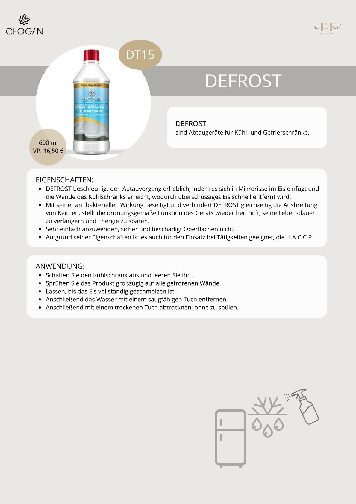 Defrost – Gefrierschrank-enteiser