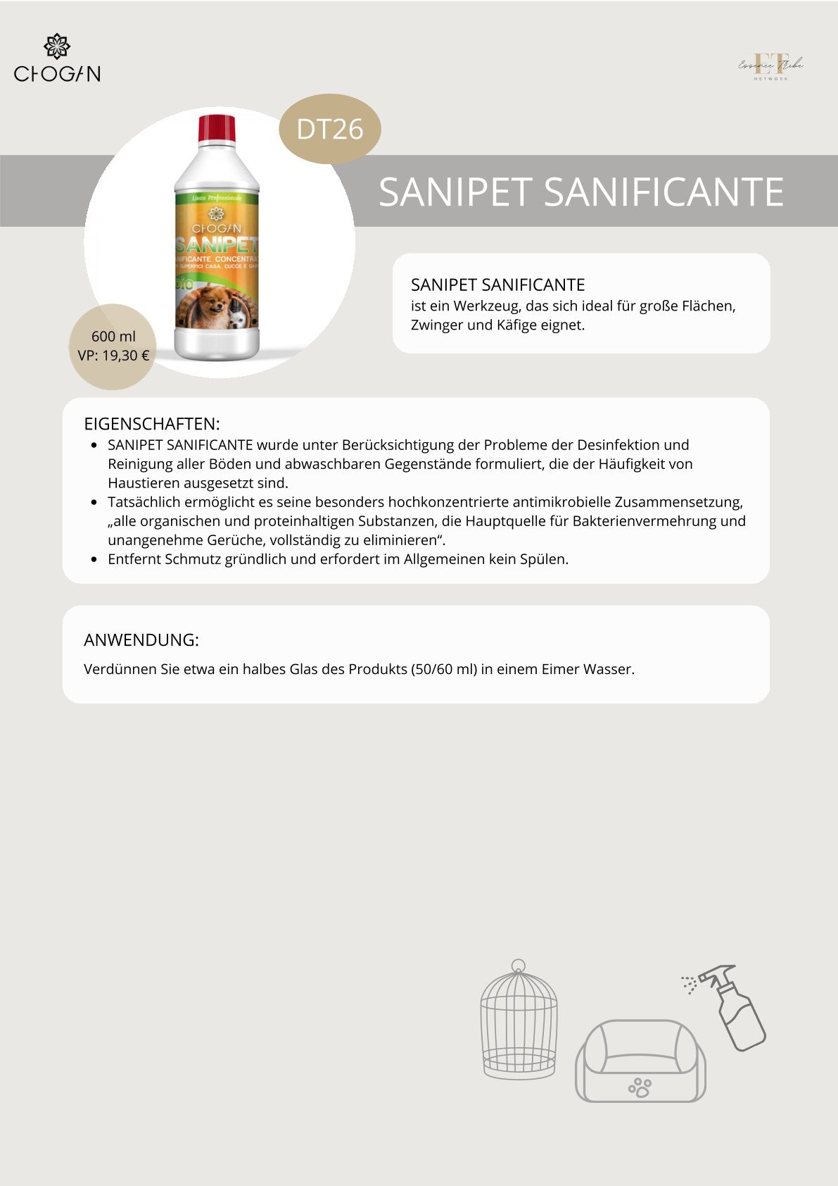 Sanipet – hygiene cleaner