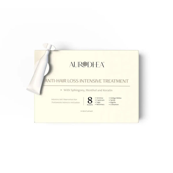 Aurodhea FA01B Intensive Anti-Haarverlust Kur – 3 ml, pflanzliche Kur gegen Haarausfall mit Sphingony & 8 Pflanzenextrakten