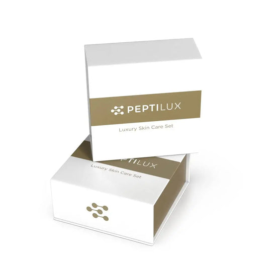 Peptilux LUXSET004 Pflegeset mit Tagescreme, Nachtcreme & Augencreme – Anti-Falten-Set für strahlende Haut