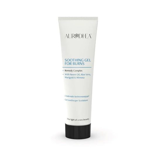 Aurodhea MD03B Verbrennungsgel – 50 ml, kühlende Pflege bei Sonnenbrand & Hitze-Reizungen mit Aloe Vera, Neemöl & Ringelblume
