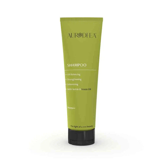 Aurodhea NM01B Shampoo mit Neemöl – 250 ml, reinigend & beruhigend bei fettigem Haar, Schuppen & empfindlicher Kopfhaut