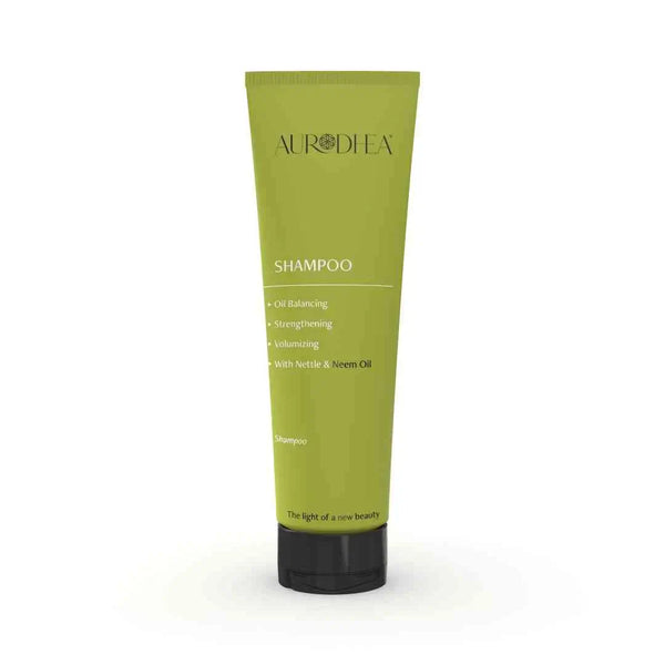 Aurodhea NM01B Shampoo mit Neemöl – 250 ml, reinigend & beruhigend bei fettigem Haar, Schuppen & empfindlicher Kopfhaut