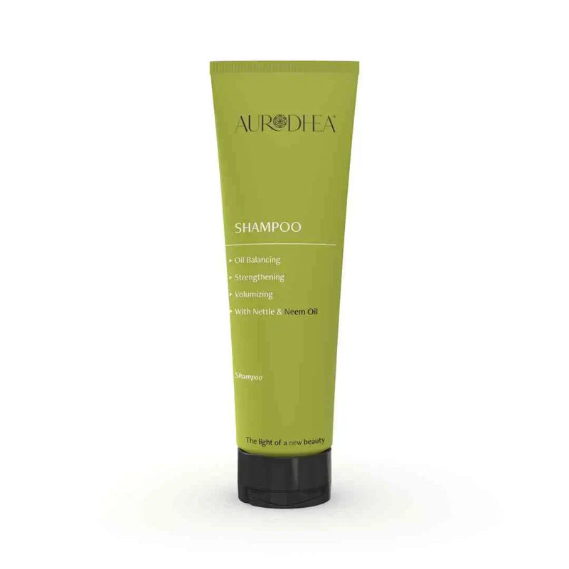 Aurodhea NM01B Shampoo mit Neemöl – 250 ml, reinigend & beruhigend bei fettigem Haar, Schuppen & empfindlicher Kopfhaut