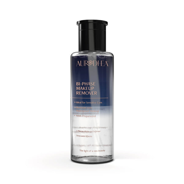 Aurodhea SB01B 2-Phasen-Make-up-Entferner – 200 ml, sanfte Reinigung für Augen & Lippen, auch bei wasserfestem Make-up & empfindlicher Haut