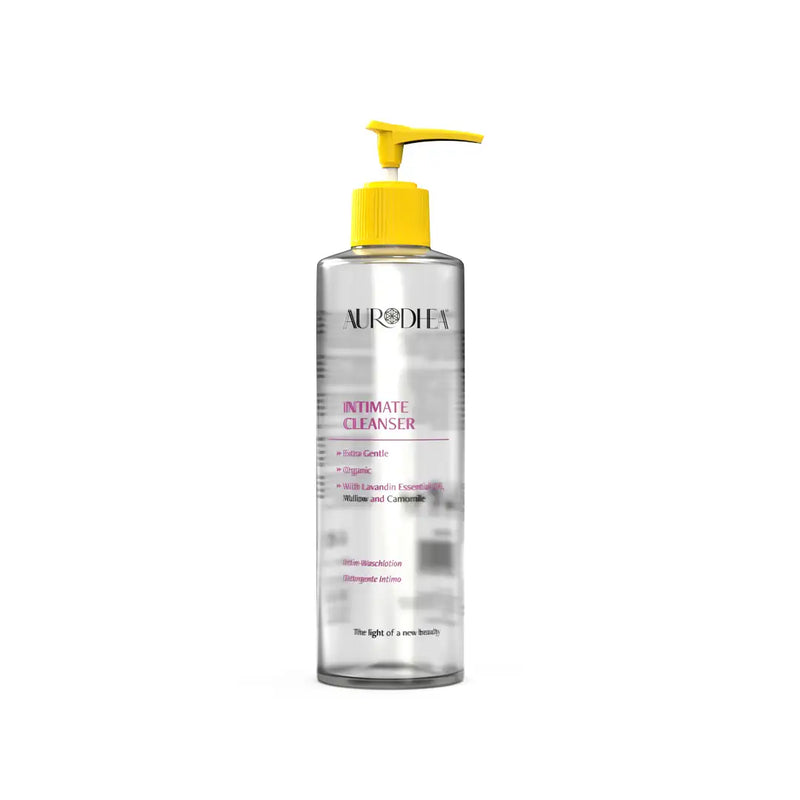 Aurodhea SP04B Intim-Waschlotion mit Malve & Kamille – 260 ml Flasche, extra mild & pH-neutral mit Lavendelöl