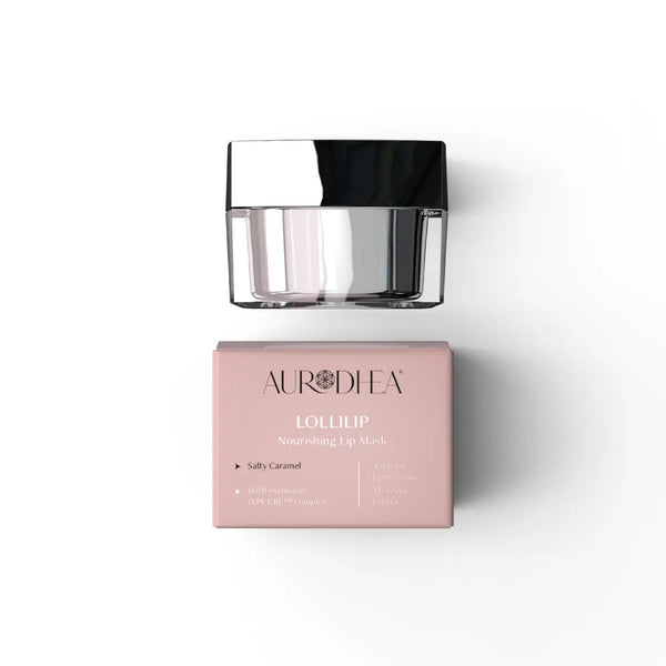 Aurodhea LOLLILIP Salty Caramel LC002 – nährende Lippenmaske für trockene und spröde Lippen, 15 ml
