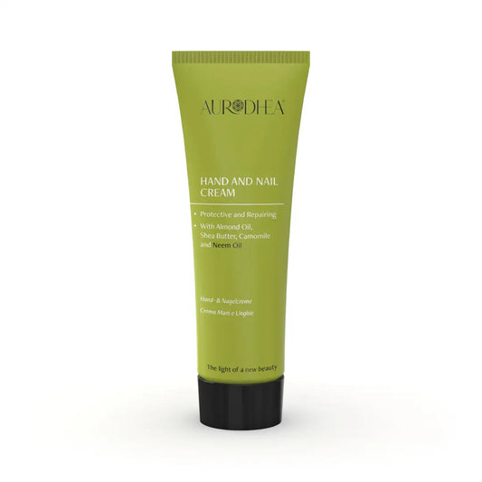Aurodhea NM04B Hand- & Nagelcreme mit Neemöl – 75 ml mit Shea Butter & Kamille für starke Nägel & geschützte Haut