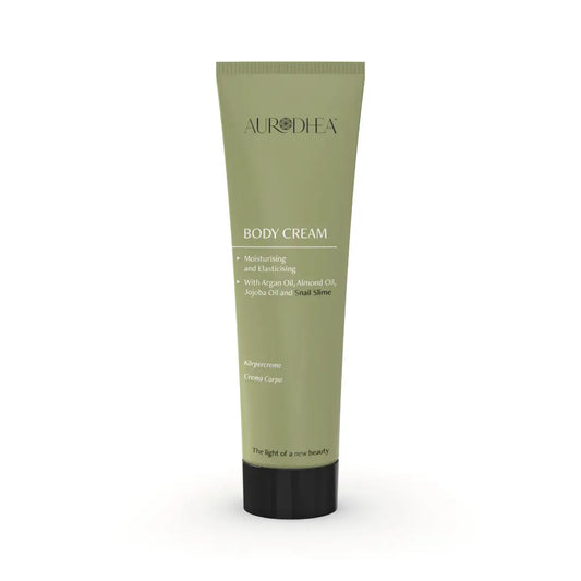 CR24B Aurodhea Körpercreme mit Schneckenschleim – 150 ml, regenerierende Pflege gegen Dehnungsstreifen, Narben & Hautflecken