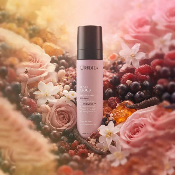 Aurodhea Lush Cloud SHM003 White Petals – Haarparfüm umgeben von weißen Blüten, Beeren, Vanille und Amber – blumig-fruchtig-orientalische Duftnoten