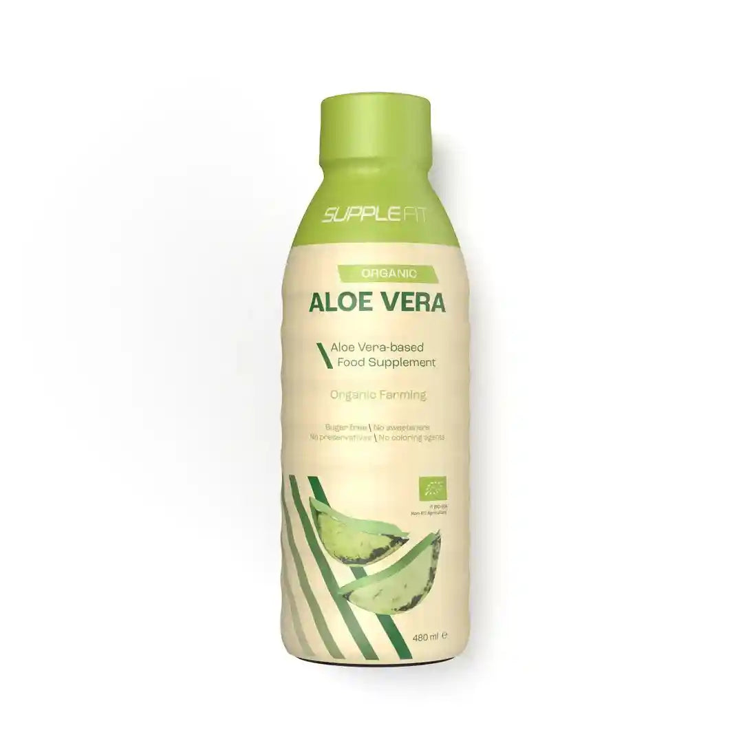 Bio Aloe Vera Saft – 480 ml Direktsaft aus Aloe Vera Blättern, ohne Zusätze, vegan