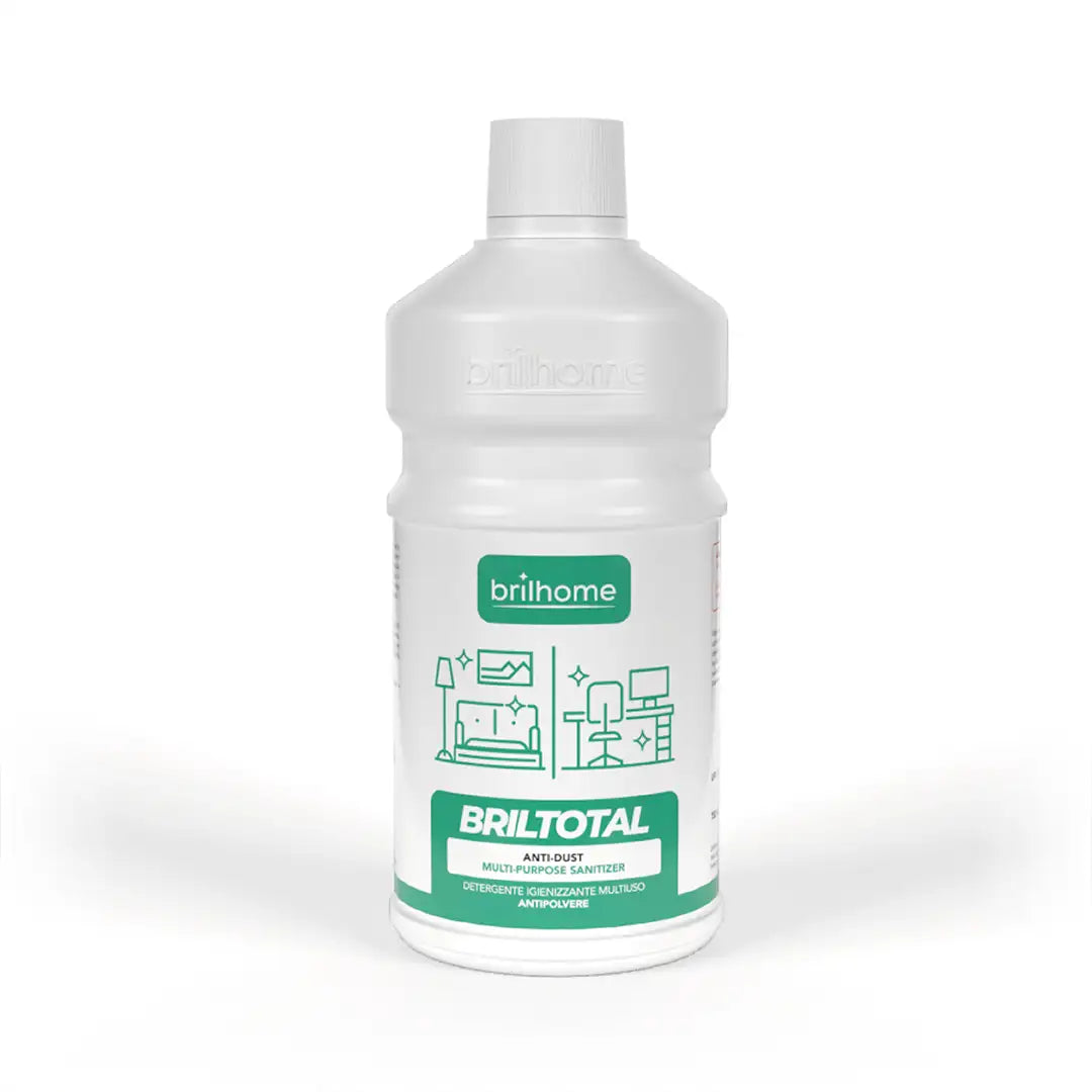 Brilhome Briltotal BH0212 – 750 ml, Anti-Staub Hygienereiniger für streifenfreien Glanz & Schutz aller Oberflächen