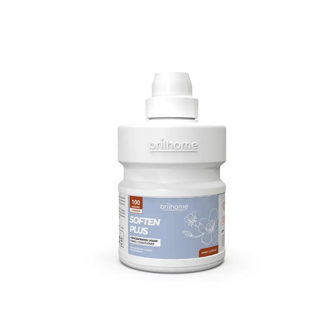 Brilhome Soften Plus Pure Entspannung BH0015 – 500 ml, veganer Weichspüler für weiche & frisch duftende Textilien