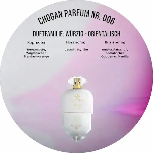 Chogan »Olfazeta« Parfum 006 – Velvet Ember 100 ml – Sinnlicher Damenduft mit Jasmin, Vanille & Ambra. Elegant & warm.