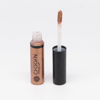Chogan DIAMOND CREAM Lidschatten Bronze MKOM37 geöffnete Dose mit bronzefarbenem/kupferfarbenem Lidschatten