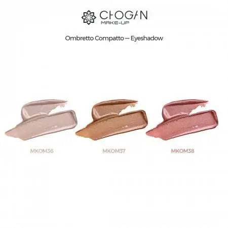 Chogan DIAMOND CREAM Lidschatten Farbpalette Übersicht mit der Farbe Rosa MKOM38