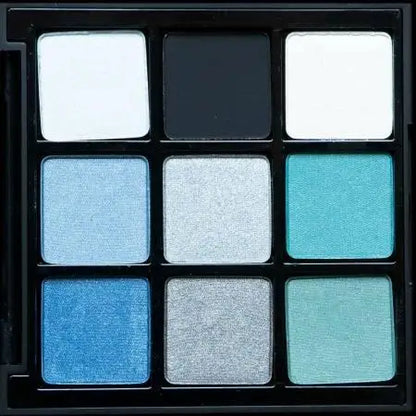 Chogan Lidschatten-Palette Winter Queen Detailansicht der 9 Lidschatten-Farben