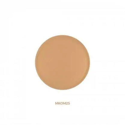Chogan MATTE Kompakt-Lidschatten Brick MKOM25 Detailansicht der caramel/beigefarbenen weichen Textur