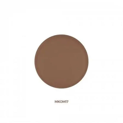 Chogan MATTE Kompakt-Lidschatten Chocolate MKOM17 Detailansicht der braunen/taupefarbenen weichen Textur