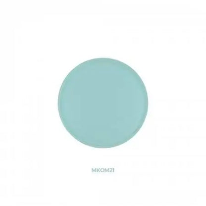 Chogan MATTE Kompakt-Lidschatten Green Tiffany MKOM21 Detailansicht der mintfarbenen/türkisfarbenen weichen Textur
