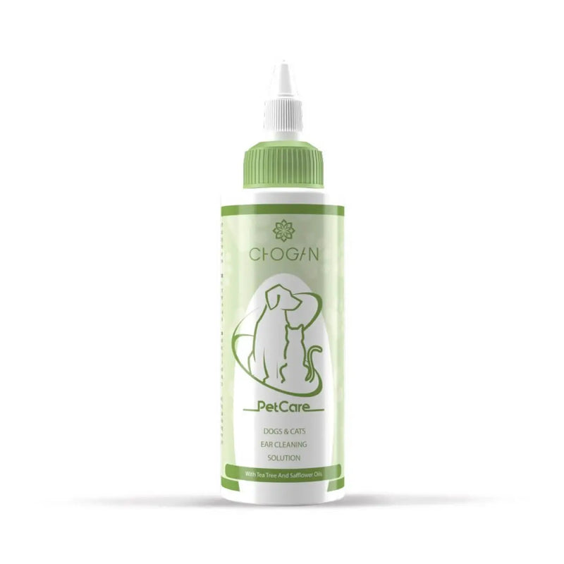Chogan Ohrenreiniger AN03 – 100 ml, sanfte Reinigung für Hunde- & Katzenohren mit Teebaumöl & Mandelöl