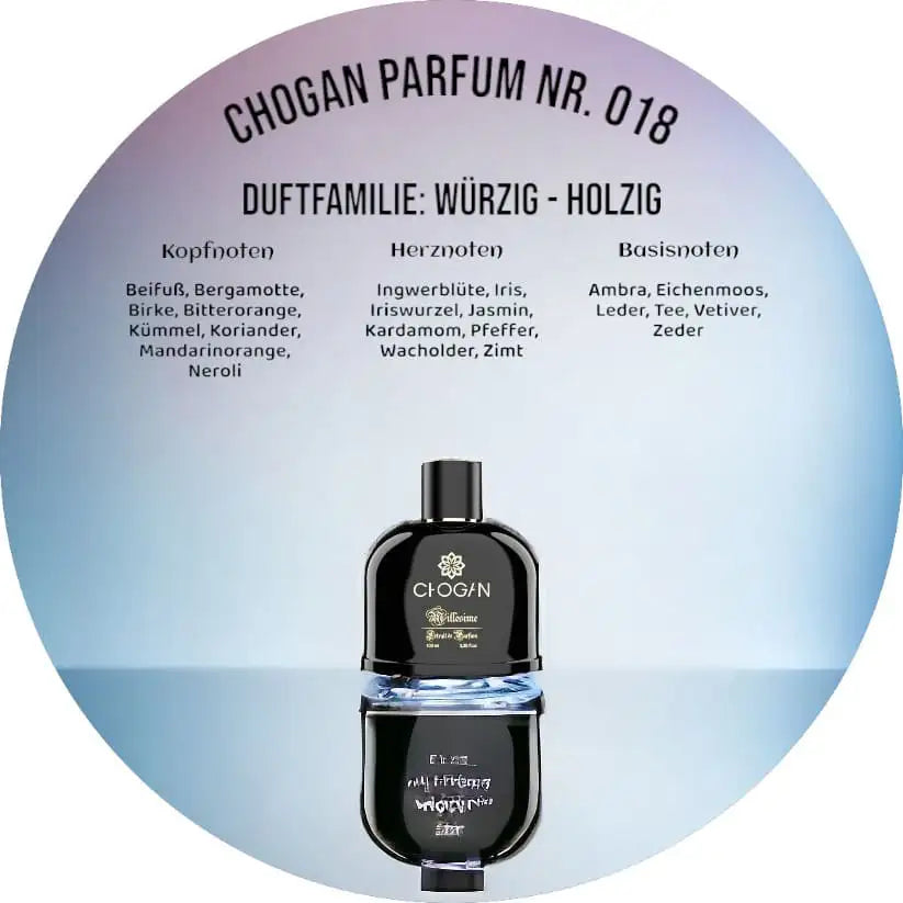 Chogan »Olfazeta« Parfum 100 ml – 018 – Eloquent Statement – Würzig-holziger Herrenduft