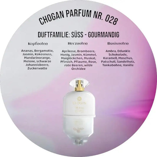 Chogan Parfum 028 – 100 ml, süß-gourmandiger Damenduft, Chogan Parfums