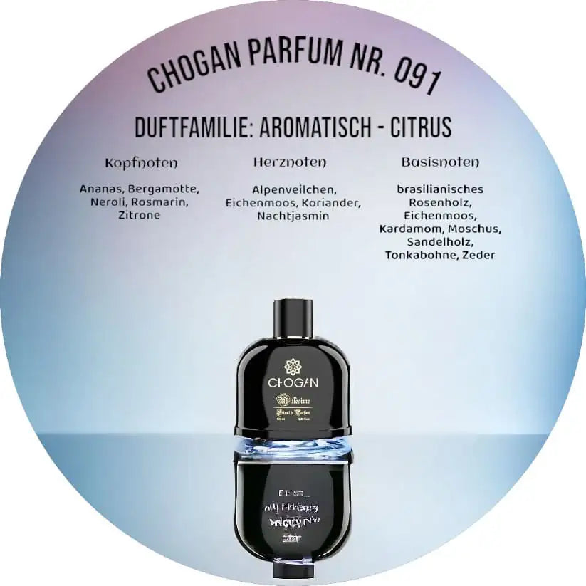 Chogan Parfum 100 ml (091) Steel Aura – Frischer Herrenduft