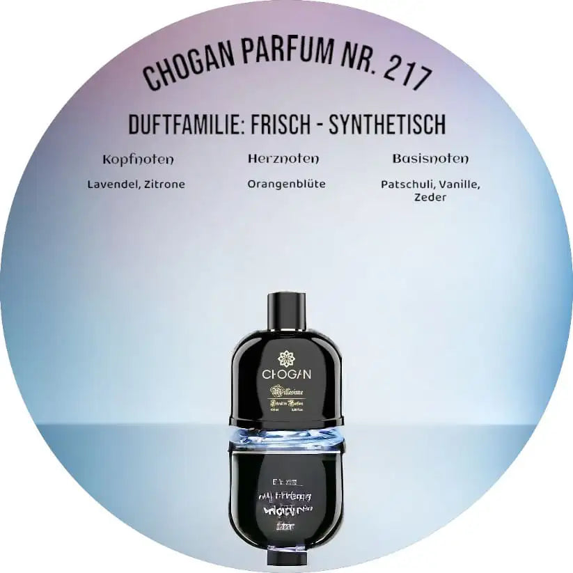 Chogan Parfum 100 ml (217) – Valor Noir – Eleganter Herrenduft