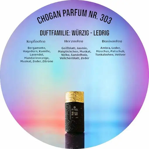 Chogan Parfum 303 Leather Flame – Maskuliner Lederduft, 35 ml