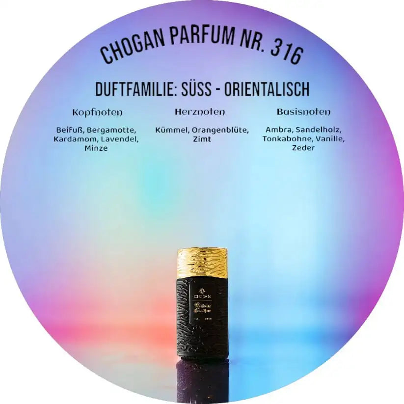 Chogan Parfum 35 ml (316) – True Gentleman – Süß-orientalischer Herrenduft