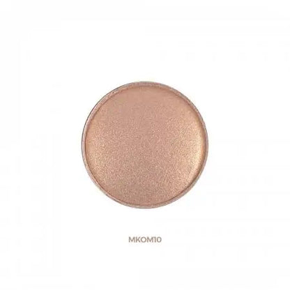 Chogan SHIMMER Kompakt-Lidschatten Antique Pink MKOM10 Detailansicht der champagnerfarbenen/roségoldenen cremigen Textur