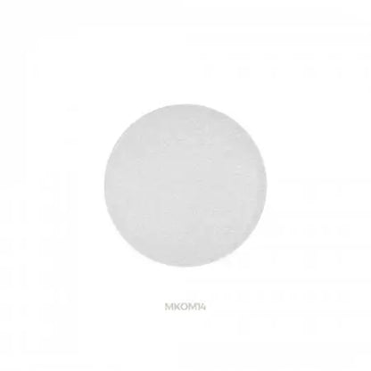 Chogan SHIMMER Kompakt-Lidschatten Pearl Ivory MKOM14 Detailansicht der weißen cremigen Textur