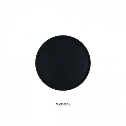 Chogan SHINY Kompakt-Lidschatten Black MKOM35 Detailansicht der schwarzen hochpigmentierten Textur