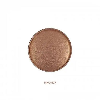 Chogan SHINY Kompakt-Lidschatten Bronze MKOM27 geöffnete Dose mit bronzefarbenem Lidschatten