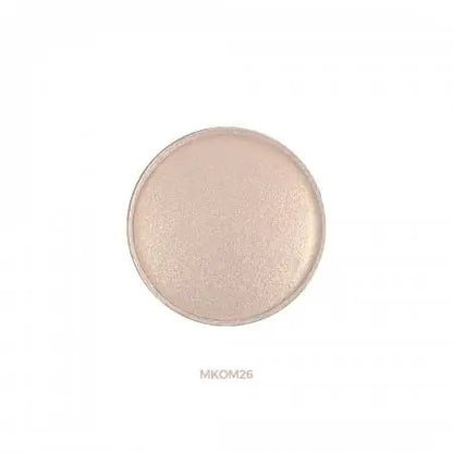 Chogan SHINY Kompakt-Lidschatten Ice Rose MKOM26 Detailansicht der champagnerfarbenen hochpigmentierten Textur