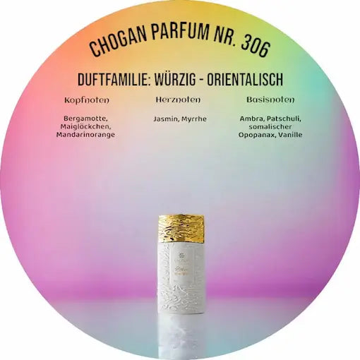Choganparfum Olfazeta 306 – Sinnlich-würziger Damenduft mit Vanille, 35 ml Flakon